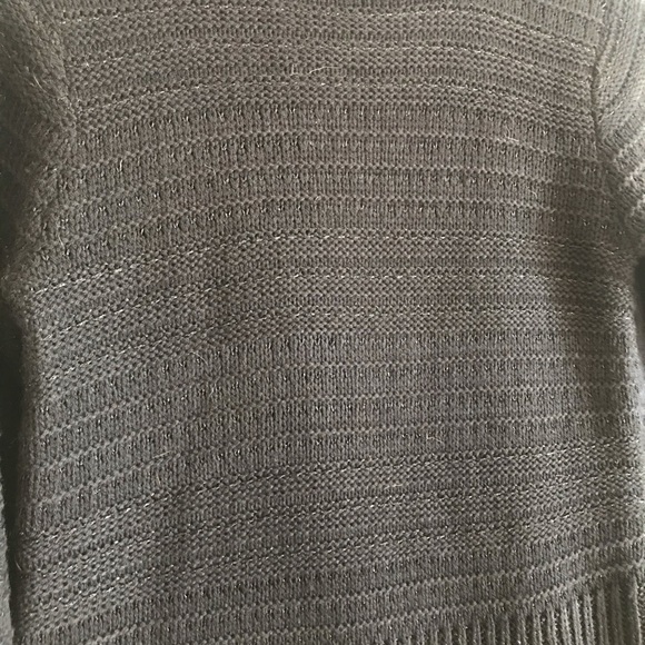 Black suede and faux fur sweater - Picture 3 of 4